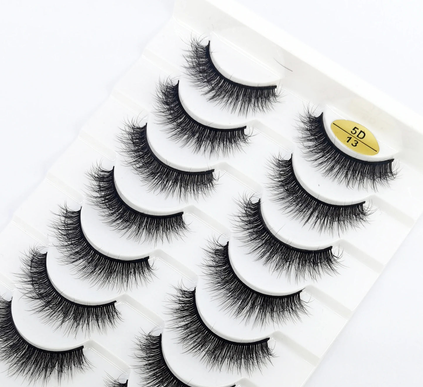 10 pairs Lashes Fluffy Soft Russian volumes Mink Lashes 3D Mink Eyelashes Lashes Reusable Fluffy False Lashes russian extensions