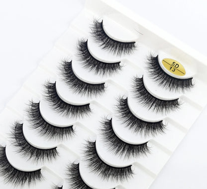10 pairs Lashes Fluffy Soft Russian volumes Mink Lashes 3D Mink Eyelashes Lashes Reusable Fluffy False Lashes russian extensions