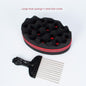 Black Hot Sponge Care Tool Comb Hair Shovel Curly Hair Rub Head Wipe Hair Barber Shop Supplies Small Particles