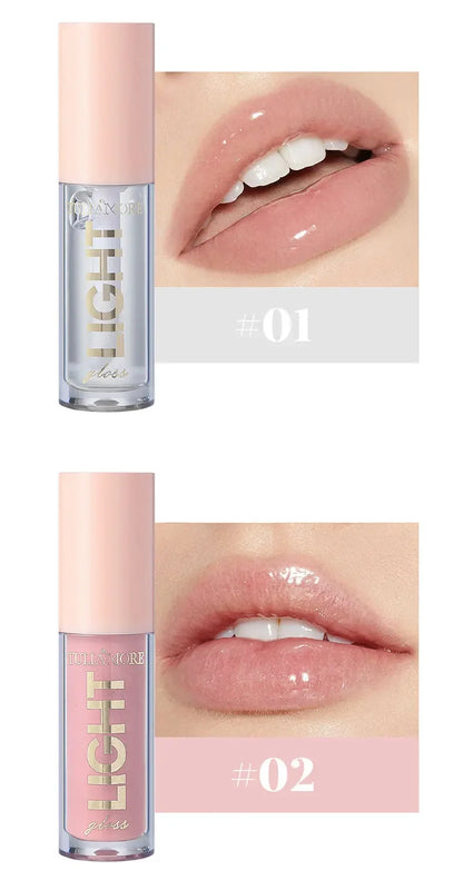 12-Color Lip Gloss Waterproof Long-lasting Moisturizing Lipstick Mirror Nude Lip Gloss Plain Lip Gloss Oil