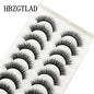 10 pairs Lashes Fluffy Soft Russian volumes Mink Lashes 3D Mink Eyelashes Lashes Reusable Fluffy False Lashes russian extensions