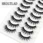 10 pairs Lashes Fluffy Soft Russian volumes Mink Lashes 3D Mink Eyelashes Lashes Reusable Fluffy False Lashes russian extensions