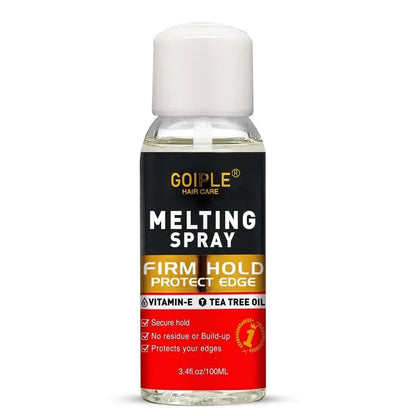 GOIPLE Melting Spray Glue for Lace Front Wig Tint Mousse Foam Waterproof Hair Extension Bond Adhesive Wax Stick Edge Control Gel