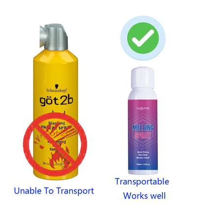 Melting Spray for Lace Wigs Got2b Spray for Wig Got 2b Spray Glue for Lace Front Hair Gel Accessories wig installation kit set