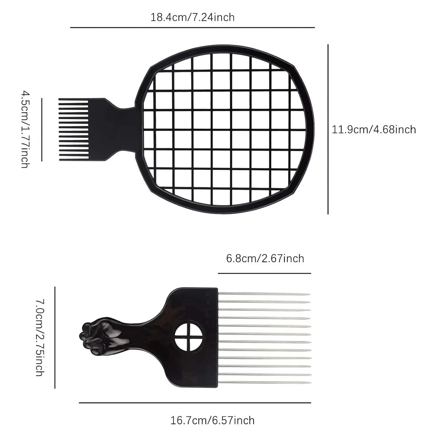 Barber Shop Men Hair Braider Twist Sponge Gloves African Hair Styling Fork Comb Hair Curls Foam For Salon Hairdressing Tools