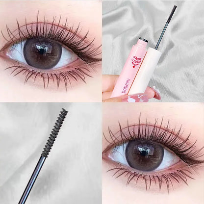 Brown Matte Mascara Makeup Ultra-Fine Brush Lengthens Eyelashes Waterproof Fast Dry Black Natural Curling Mascara Comestics
