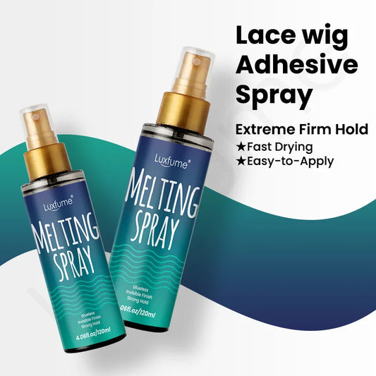 120ml Lace Wig Glue Quick Drying Spray Long Lasting Invisible Lace Natural Melting And Holding Mousse Spray Front Lace Wig Glue