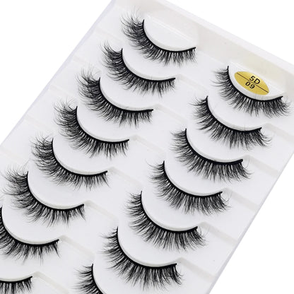 10 pairs Lashes Fluffy Soft Russian volumes Mink Lashes 3D Mink Eyelashes Lashes Reusable Fluffy False Lashes russian extensions