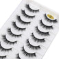 10 pairs Lashes Fluffy Soft Russian volumes Mink Lashes 3D Mink Eyelashes Lashes Reusable Fluffy False Lashes russian extensions
