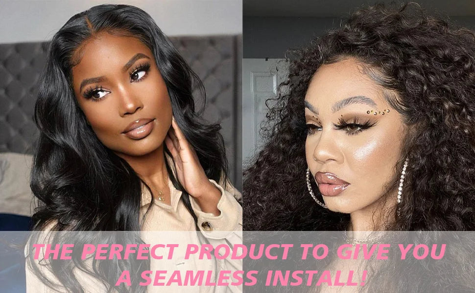 GOIPLE Beginners Lace Wig Styling Products Long-Lasting Finishing Wax Stick and Edge Control Gel Wig Bonding Glue Small Size Kit