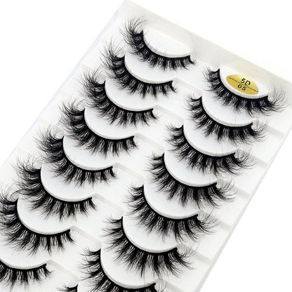 10 pairs Lashes Fluffy Soft Russian volumes Mink Lashes 3D Mink Eyelashes Lashes Reusable Fluffy False Lashes russian extensions