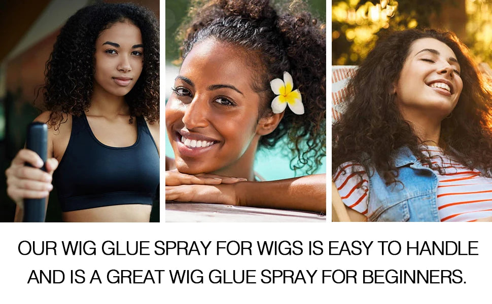 LOCKMIO 60ML Fast Dry Melting Spray Lace Glue Adhesive Long Lasting Hold Wig Mesh Adhesive Cosplay Wig Installation Fixing Agent