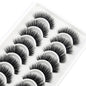 10 pairs Lashes Fluffy Soft Russian volumes Mink Lashes 3D Mink Eyelashes Lashes Reusable Fluffy False Lashes russian extensions