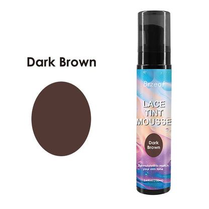 Lace Tint Spray For Lace Wigs Dark Brown Middle Brown Light Brown Lace Tint Spray For Closures, Wigs And Closure Front 100Ml