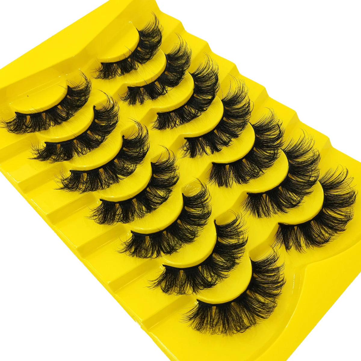 7 Pairs Russian Strip Lashes DD Curl Lashes Pack Fluffy False Lashes russian Lashes Pack Fluffy False Lashes russian extensions