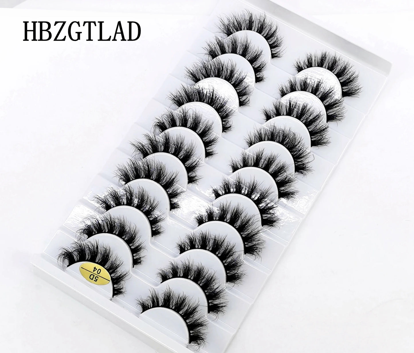 10 pairs Lashes Fluffy Soft Russian volumes Mink Lashes 3D Mink Eyelashes Lashes Reusable Fluffy False Lashes russian extensions
