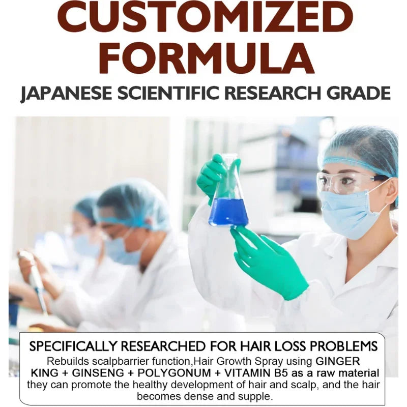 Fast Hair Growth Serum Spray Regrowth Hair Anti Hair Loss Repair Hair Nourish Root Scalp Treatment Essence Hair Care Products