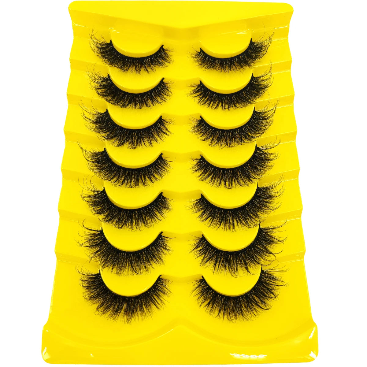 7 Pairs Russian Strip Lashes DD Curl Lashes Pack Fluffy False Lashes russian Lashes Pack Fluffy False Lashes russian extensions