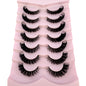7 Pairs Russian Strip Lashes DD Curl Lashes Pack Fluffy False Lashes russian Lashes Pack Fluffy False Lashes russian extensions