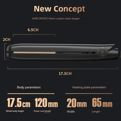 Curling Iron Men's Special Straight Volume Dual-purpose Straight Board Clip Fluffy Hot Hair Artifact Boys Mini Electric