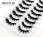 10 pairs Lashes Fluffy Soft Russian volumes Mink Lashes 3D Mink Eyelashes Lashes Reusable Fluffy False Lashes russian extensions
