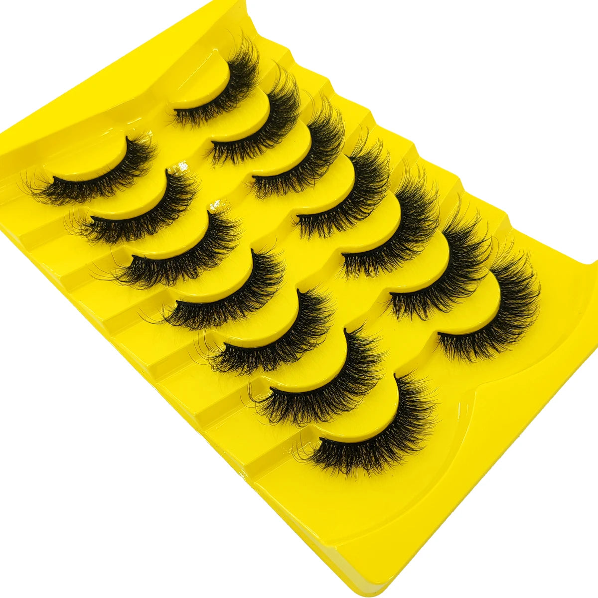 7 Pairs Russian Strip Lashes DD Curl Lashes Pack Fluffy False Lashes russian Lashes Pack Fluffy False Lashes russian extensions